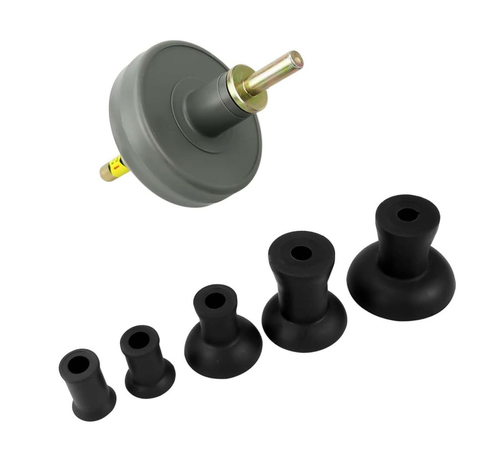 Engine Valve Lapping Tool Attachment with 5 Suction Plates