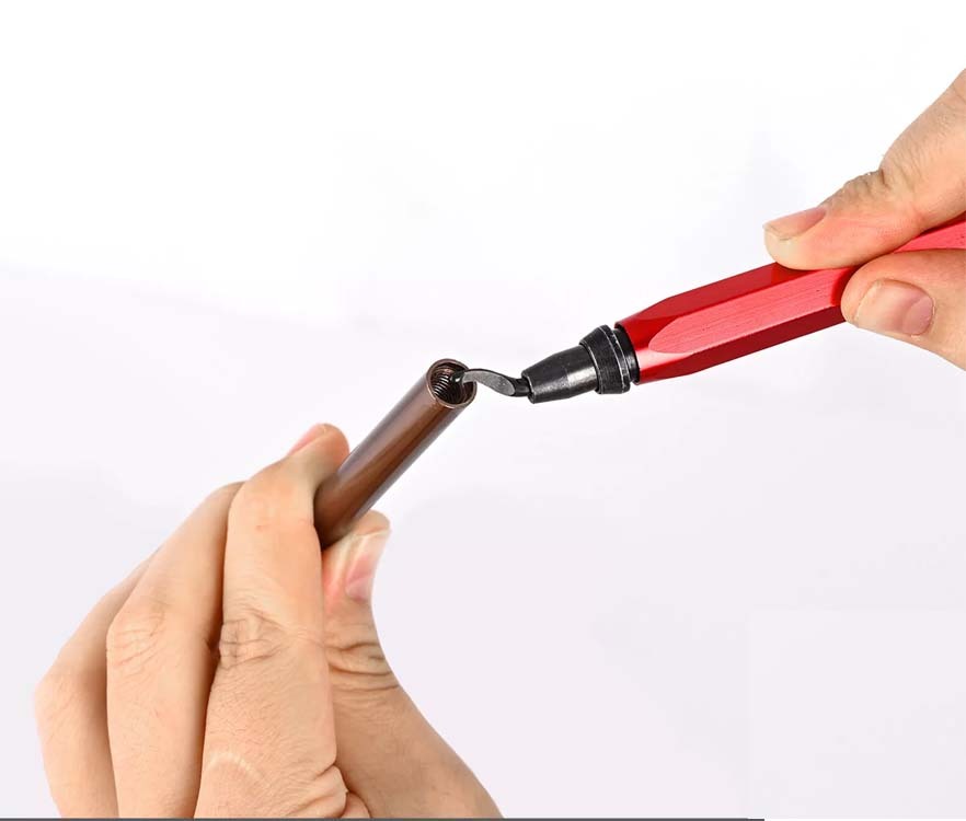 Hand Deburrer Deburring with 10 Blades 360° Rotating Blade