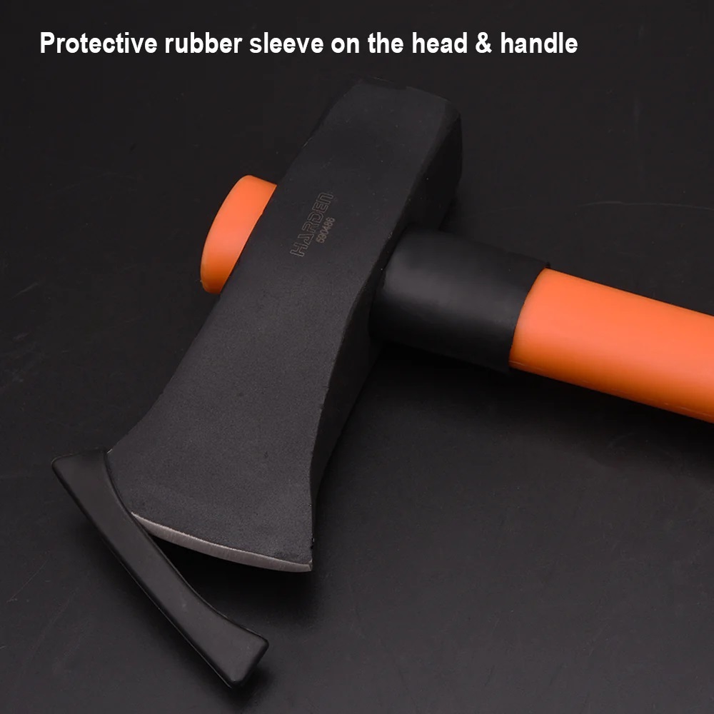8Lb Splittting Maul Axe Wood-Pile Hatchet With Fiberglass handle