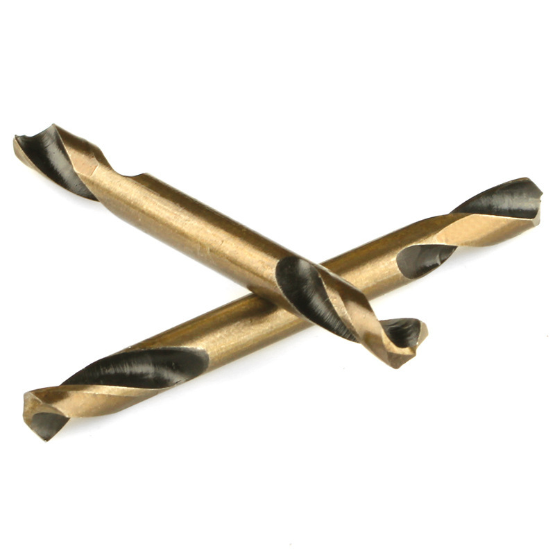 HSS 4341 Drillbits Twist Drill Bit Double Head Straight Shank