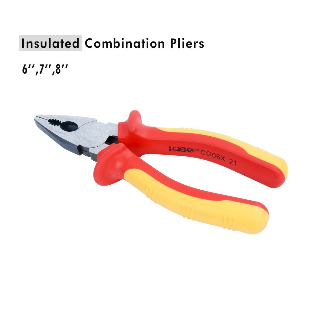 HOBO Expert Quality Insulated Electrician VDE Pliers IEC 60900 AC1000V