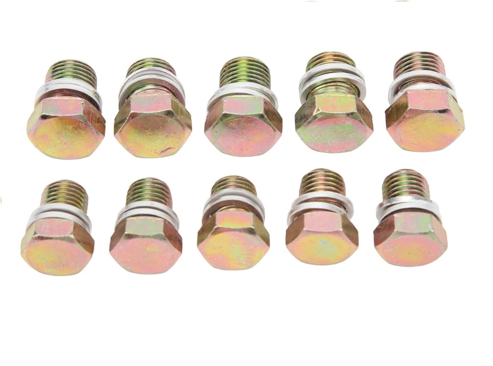 114pc Oil Pan Drain Sump Plug Key Thread Repair Auto Tool Kit:M13-M22 6 Popular Size