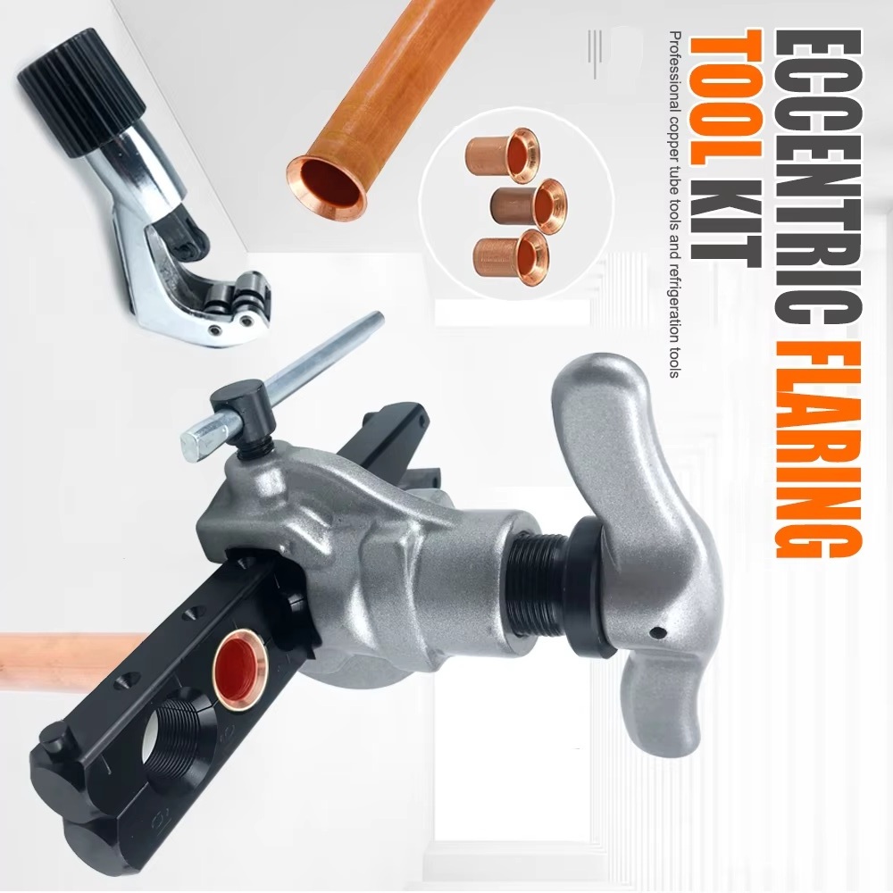 Air Conditioner Cutter Copper Pipe Reamer Eccentric Expander Tube Flaring Tool