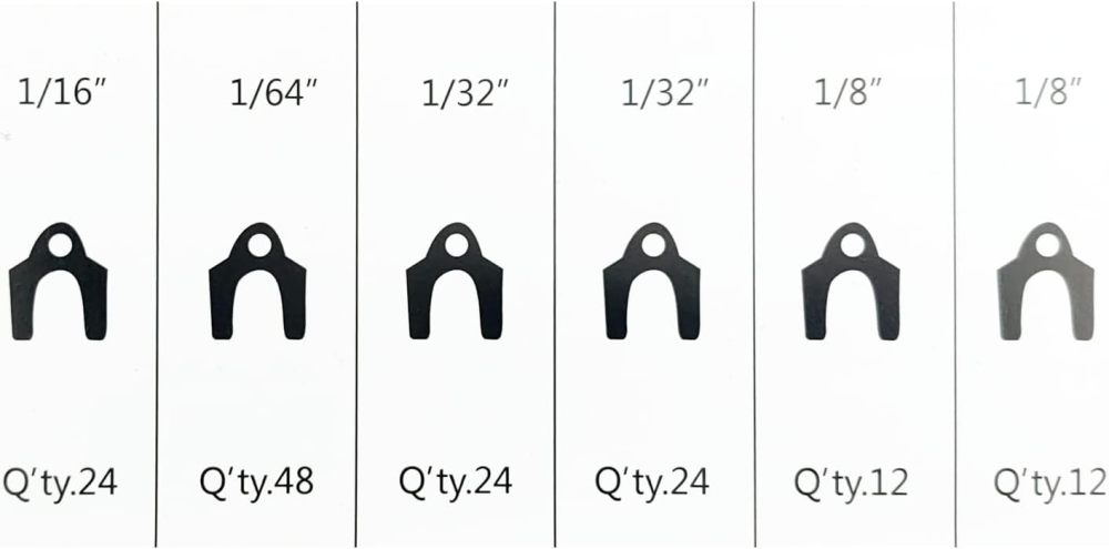 144pc Auto Body Suspension Alignment Shim Assortment Set