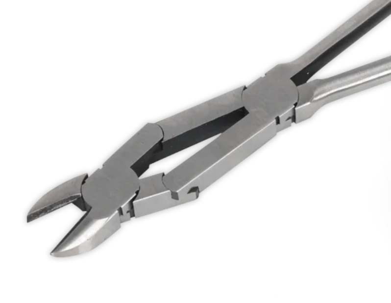13" Double Joint Extra Long Reach Nose Pliers Twist Collar Lock Thinner Profile for Tight Area
