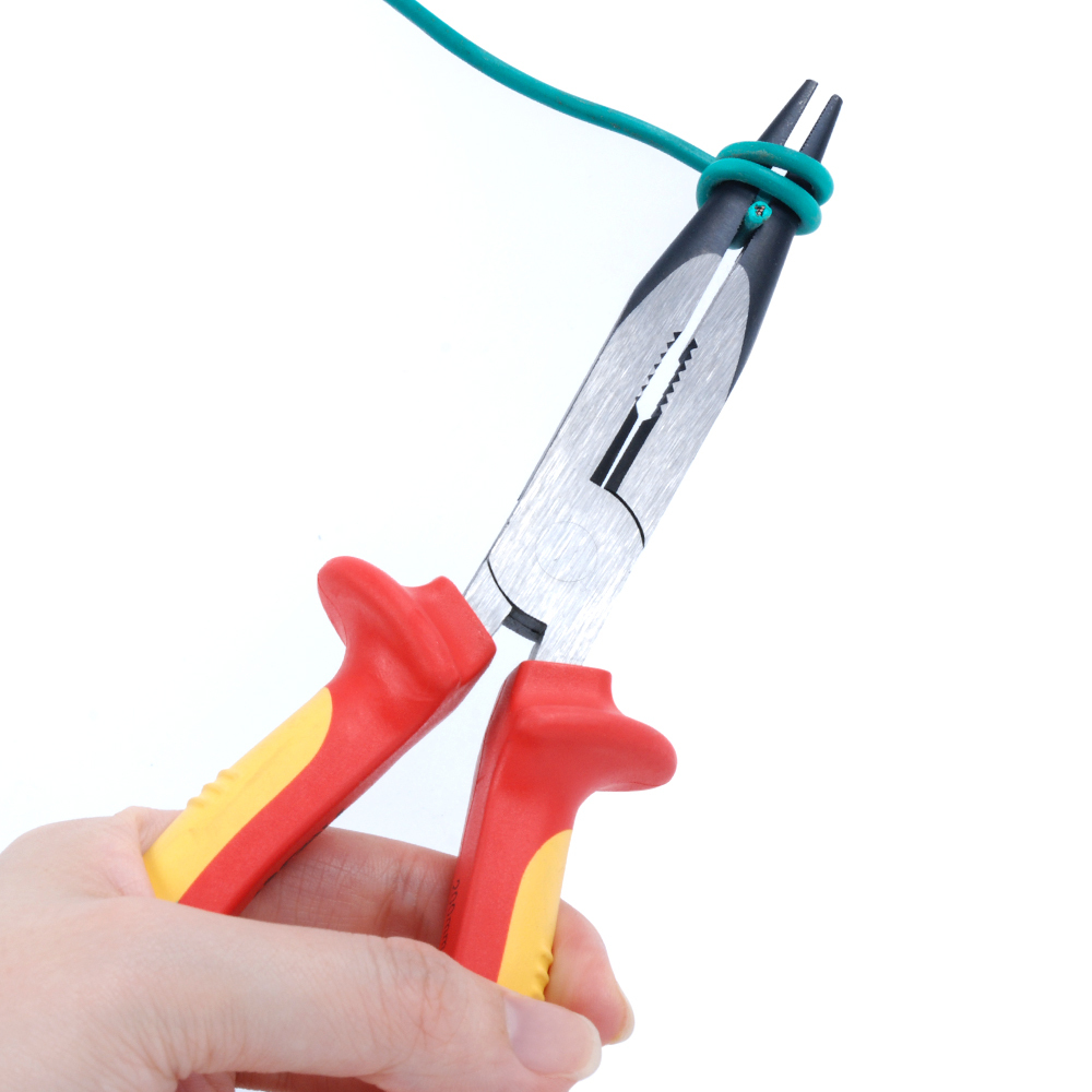 HOBO Expert Quality Insulated Electrician VDE Long Nose Pliers IEC 60900 AC1000V