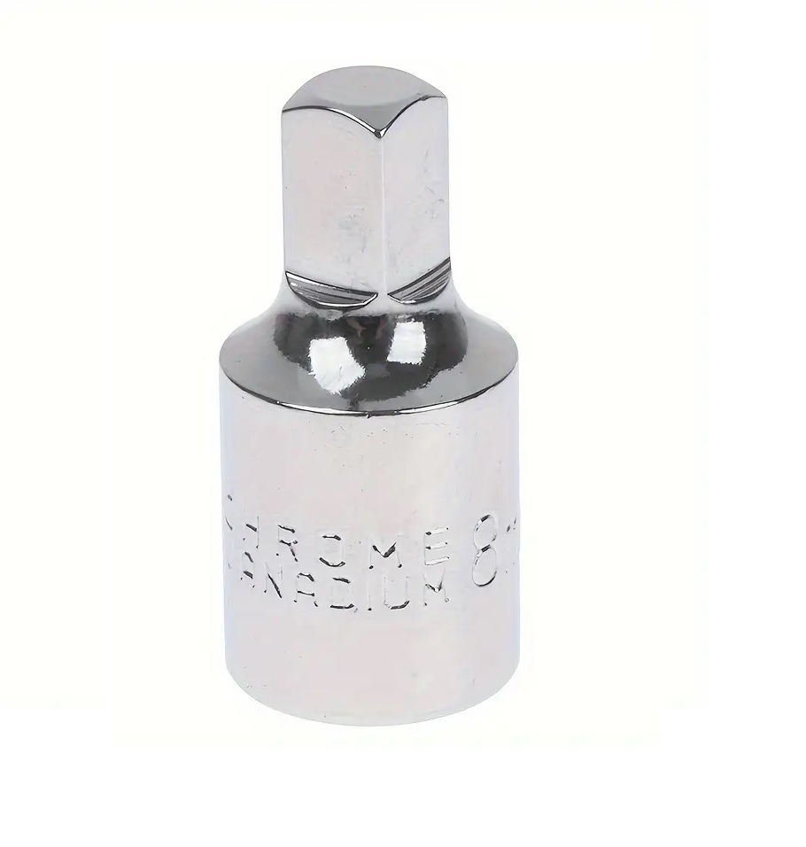 7pc Oil Drain Sump Plug Key Square Socket Bit Set: 7,8,10,11,12,13,14mm