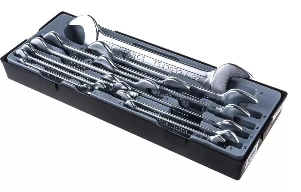 Force K5111 / K5111S  11pc Assorted Metric/Imperial Double Open End Spanners Set