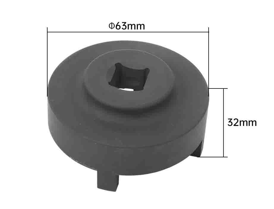 1/2" Dr. 32mmH Low Profile Ball Joint Socket Pin Wrench Mercedes W163/164 M-Class Axles