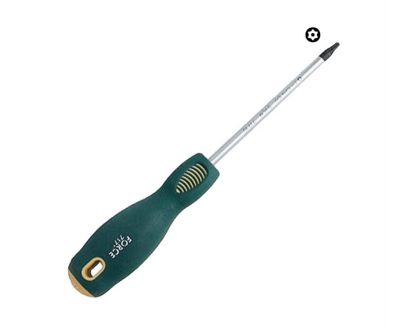 Force 2137TYC S2 Steel 13pc Star Torx Tamperproof Screwdriver Set: T5, T6H-T45H