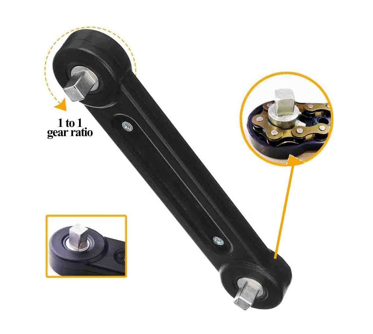 8"/200mm Universal Extension Wrench 3/8" Dr. Socket Ratchet Wrench Extender