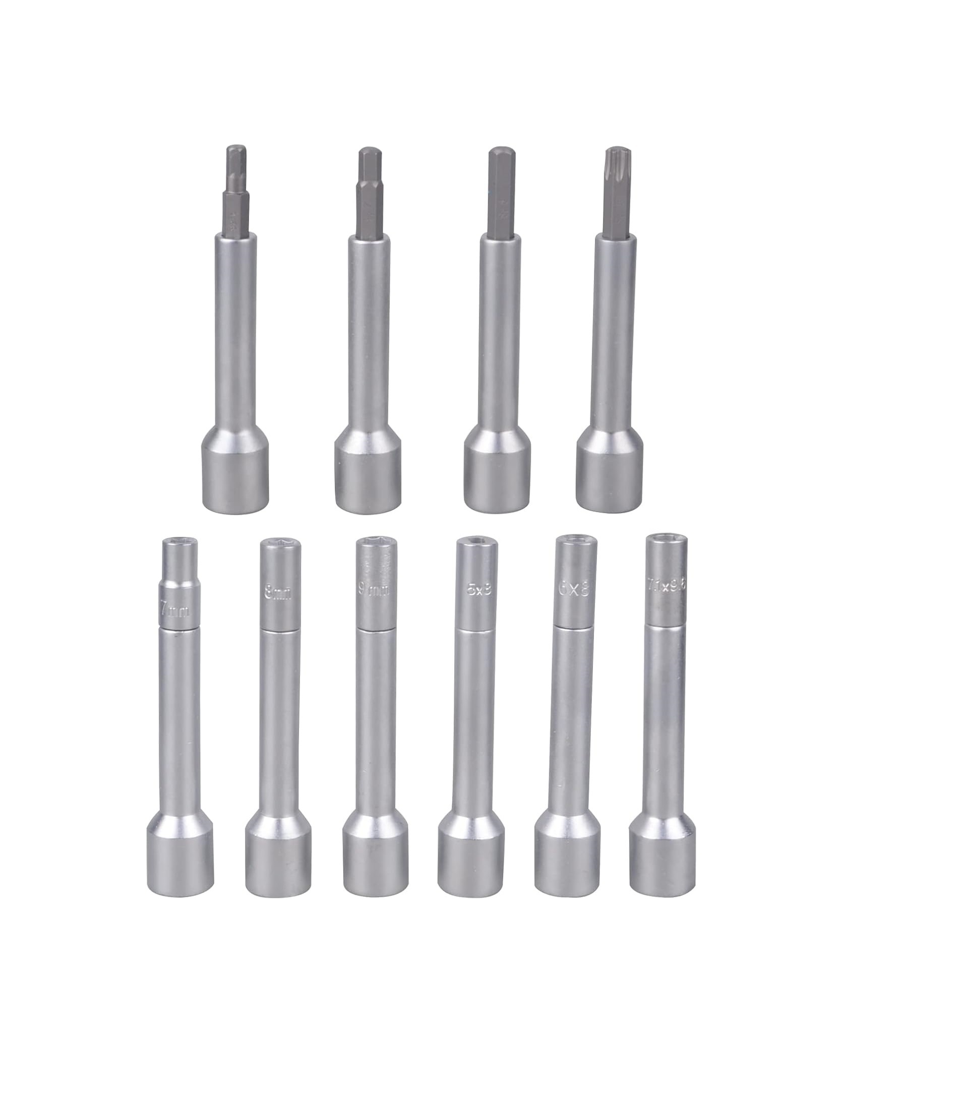 18pc Shock Absorb Strut Nut Removal Go-thru Socket & Hex Slot Bit for BMW/Vauxhall/Audi