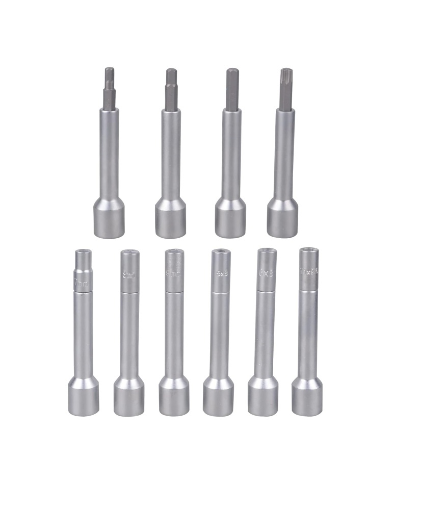 18pc Shock Absorb Strut Nut Removal Go-thru Socket & Hex Slot Bit for BMW/Vauxhall/Audi