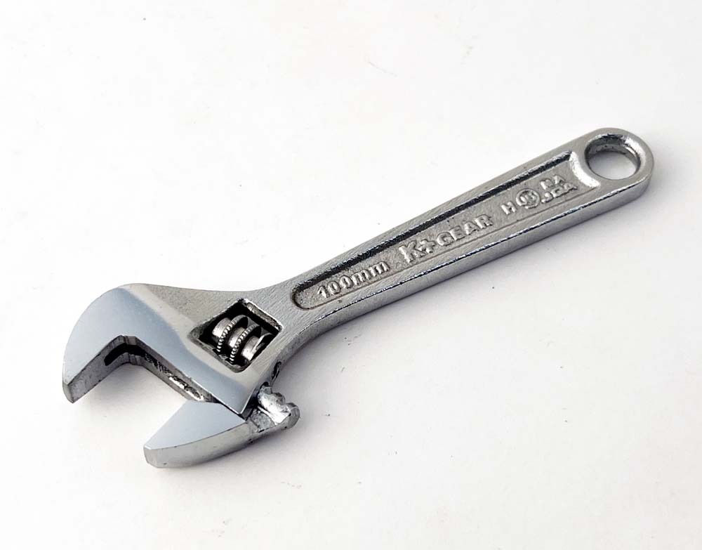 JIS Standard Mini Stubby 4"/100mm Mini Adjustable Wrench Shifter Jaw Open to15mm