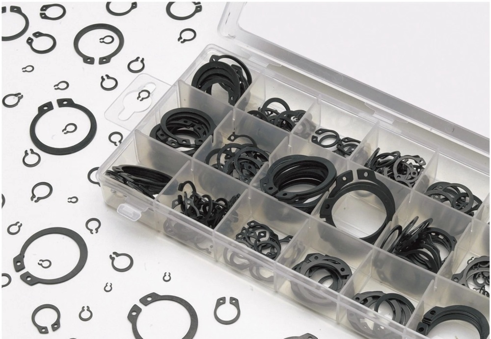 300pc 3-32mm Metric Sizes Internal & External Circlip Snap Retaining Ring Assortment