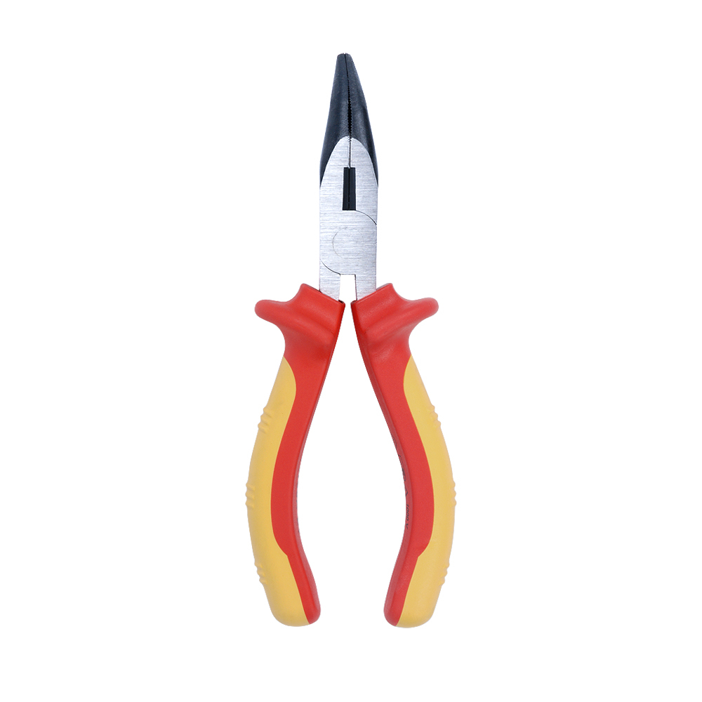 Expert 1000V AC Insulated Electrician VDE Bent Nose Pliers Option: 6"/8"