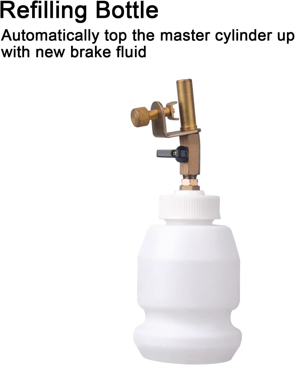 Pneumatic Car Truck Brake Bleeding 2L Vacuum Brake Bleeder with 1L Filler Bottle