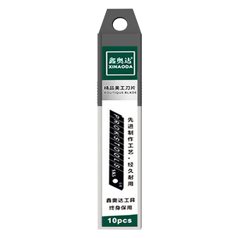 10pc-box 18mm SK5 Steel Snap-off Retractable Replacement Utility Knife Blade Trim Cut