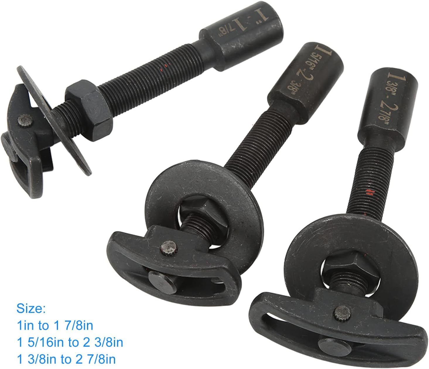 Rear Axle Bearing Service Set: 3pc Pullers Fit Bearing Tube I.D. from 1"-2.7/8"