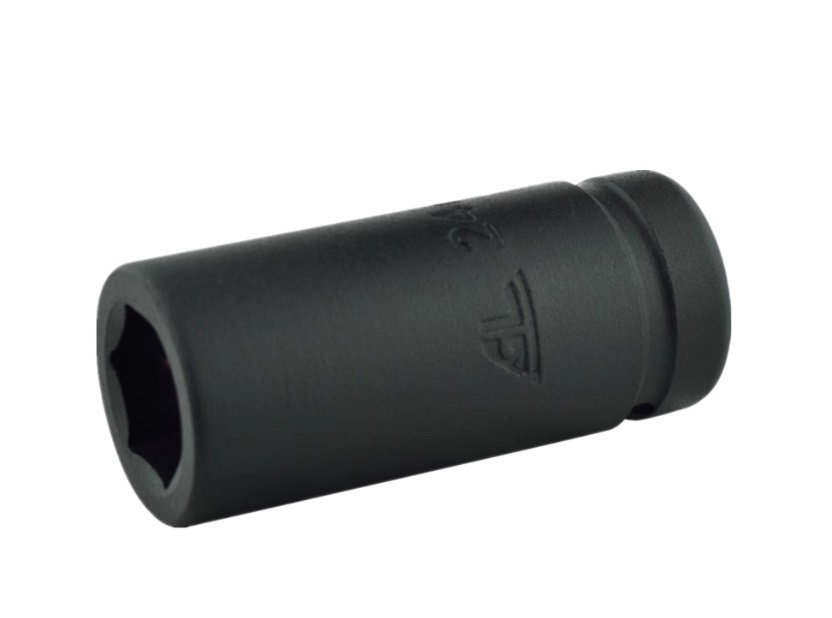 Heavy Duty 1" Dr. Cr-Mo 110mmL Extra Deep Impact 6pt Socket: 24,33,38mm