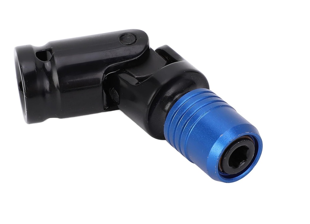 Swivel 1/2" Dr. to 1/4" Hex Shank Adapter Quick-Release & Security Lock for Air/Power Impact Wrench