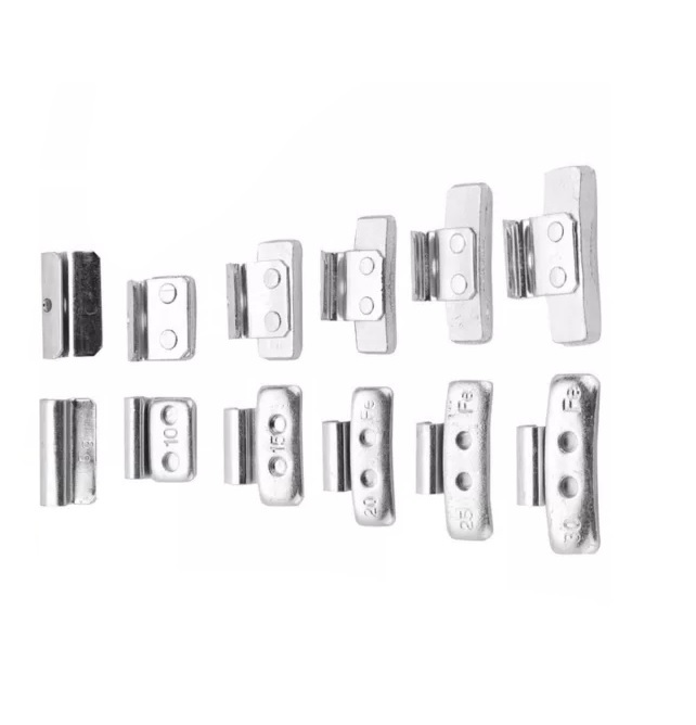 10pc-pack Steel Rim Car Clip On Wheel Balance Lead Weights