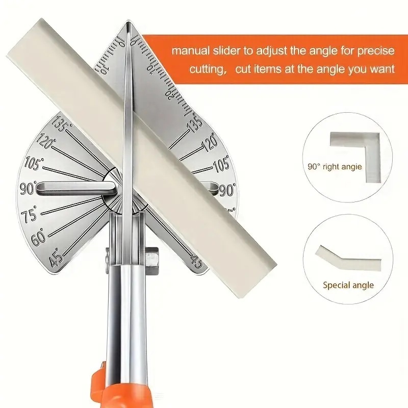 Multi Angle Miter Shear 45-135 Degree Adjustable Angle Scissors Trim Cutter