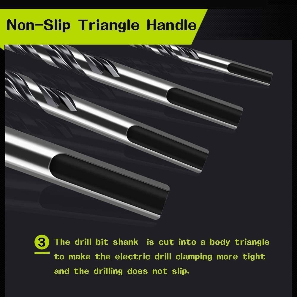 Tungsten Carbide Tip Multi-Material Drill Bits 6-8-10mm 3pc Set – Glass, Tile, Ceramic, Concrete, Wood & Plastic