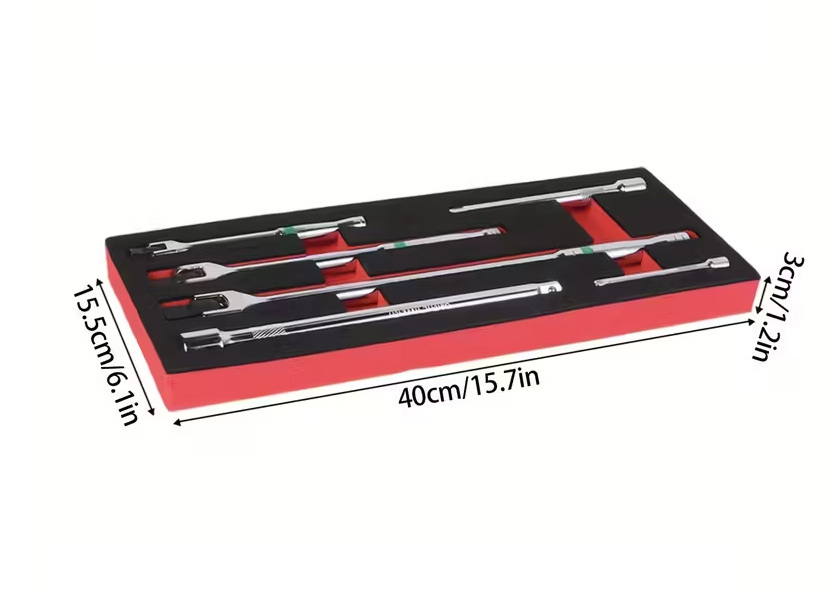 6pc Socket Breaking & Extension Bar Set – 1/4", 3/8", 1/2" Dr