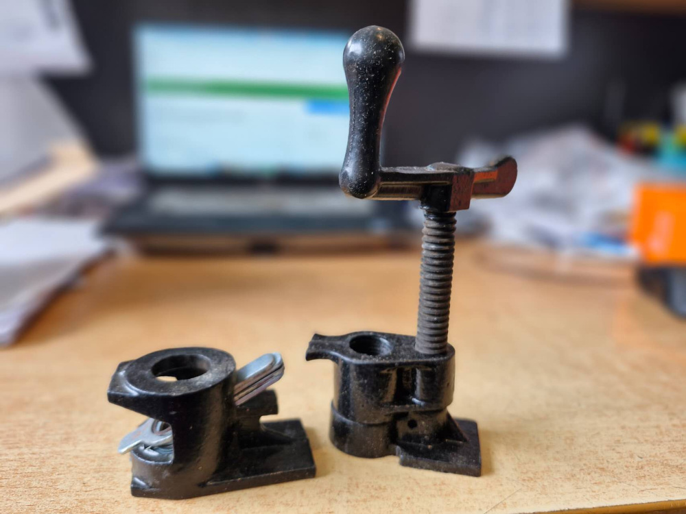 2-Pack Standing Pipe Clamps Gluing & Stabilizing Woodworking