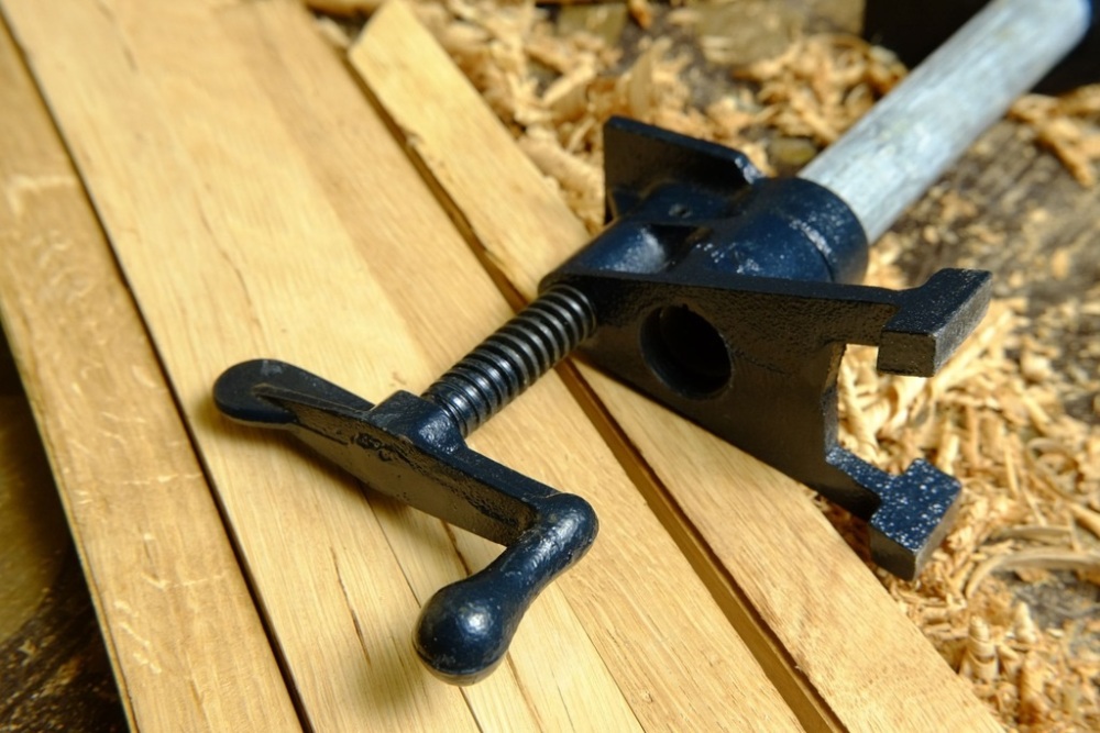 2-Pack Standing Pipe Clamps Gluing & Stabilizing Woodworking