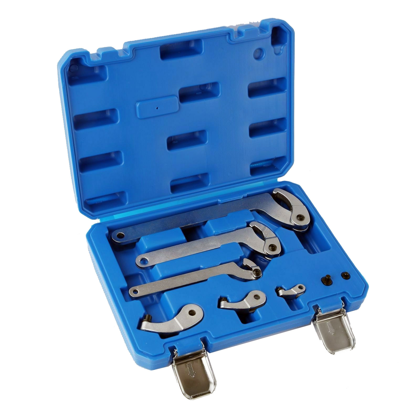 11pc 35-120mm Adjust Hook & Pin Wrench C Spanner f Slotted & Roller Bearing Nuts