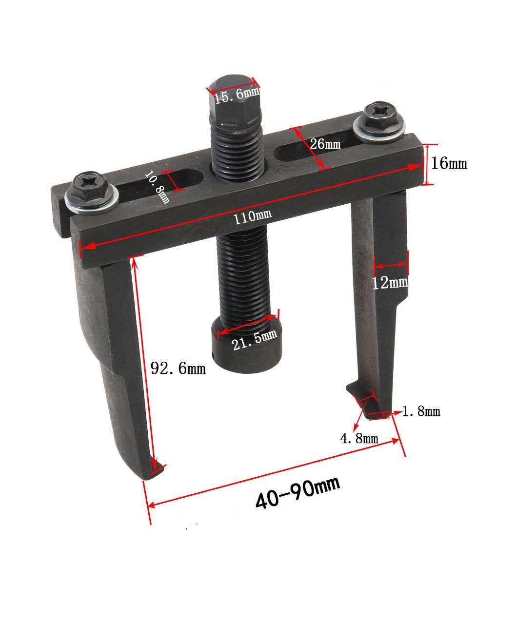 Ultra Thin Jaw Puller Extractor Removal of Crankshaft Timing Gear