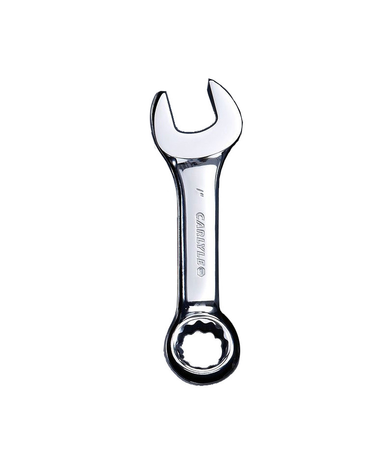 Carlyle 12pc Stubby Combination Ring Open Spanner Wrench Imperial 5/16-1"