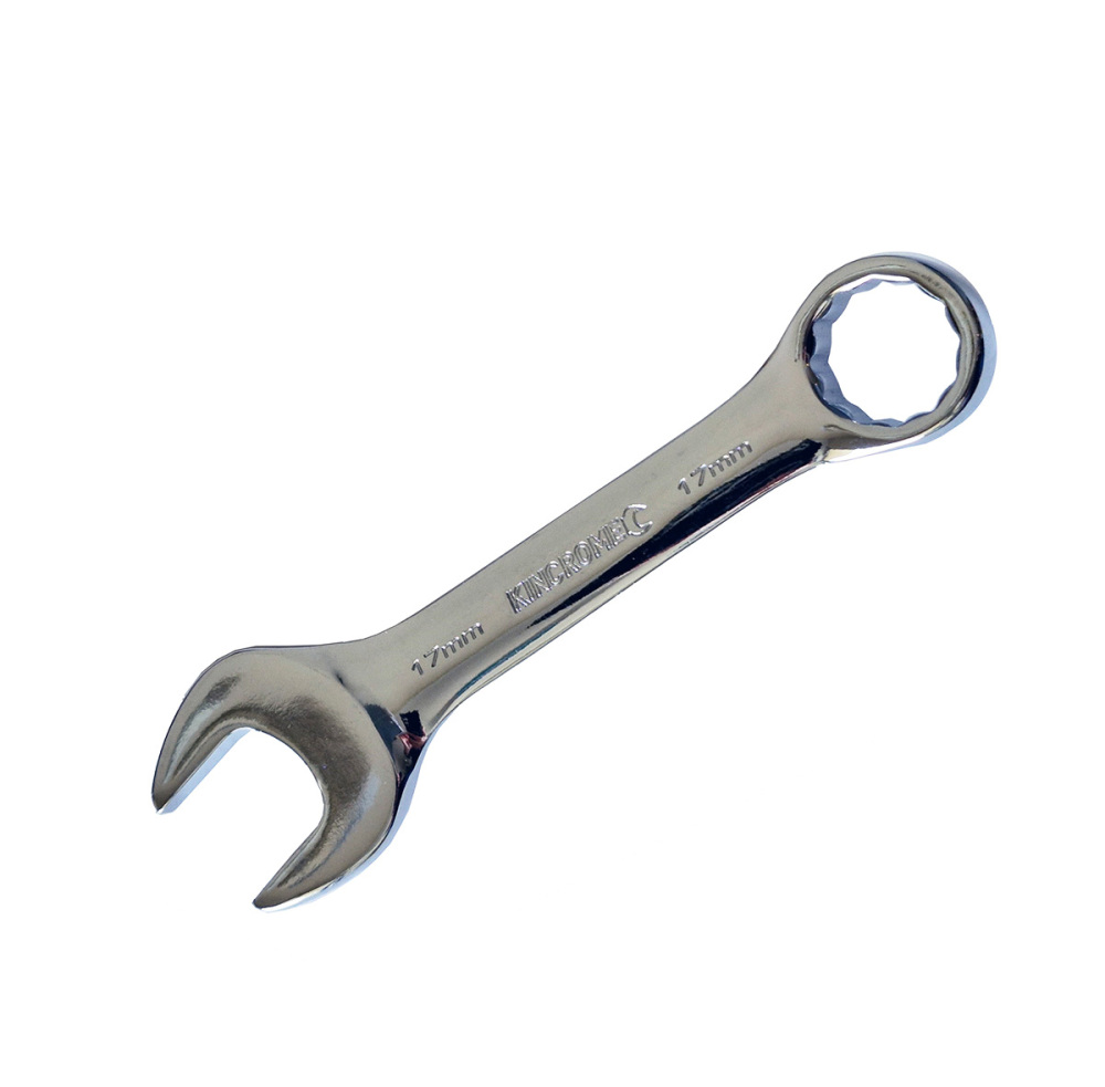 Kincrome 12pc Stubby Combination Ring Open Spanner Wrench Metric 8-16,17,18,19mm