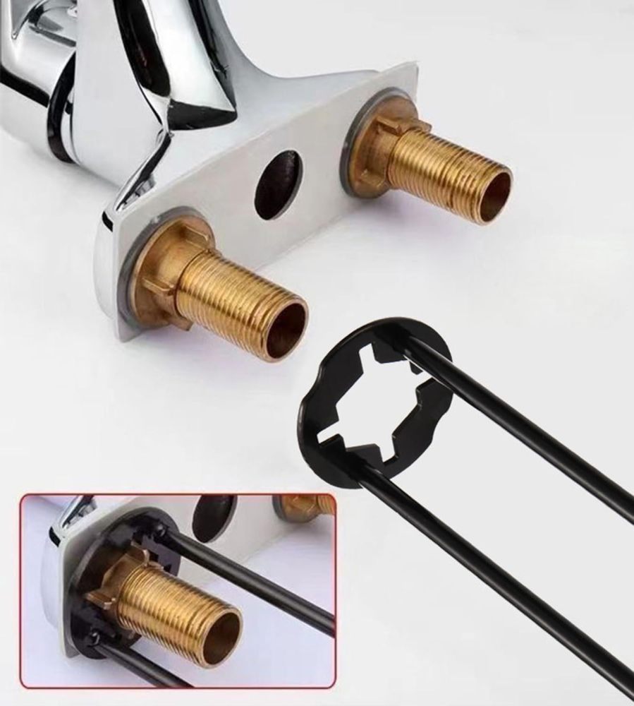 Multifunction Sink and Faucet Wrench – Plumbing Installation Tool for Basin Tap Toilet Nut Removal