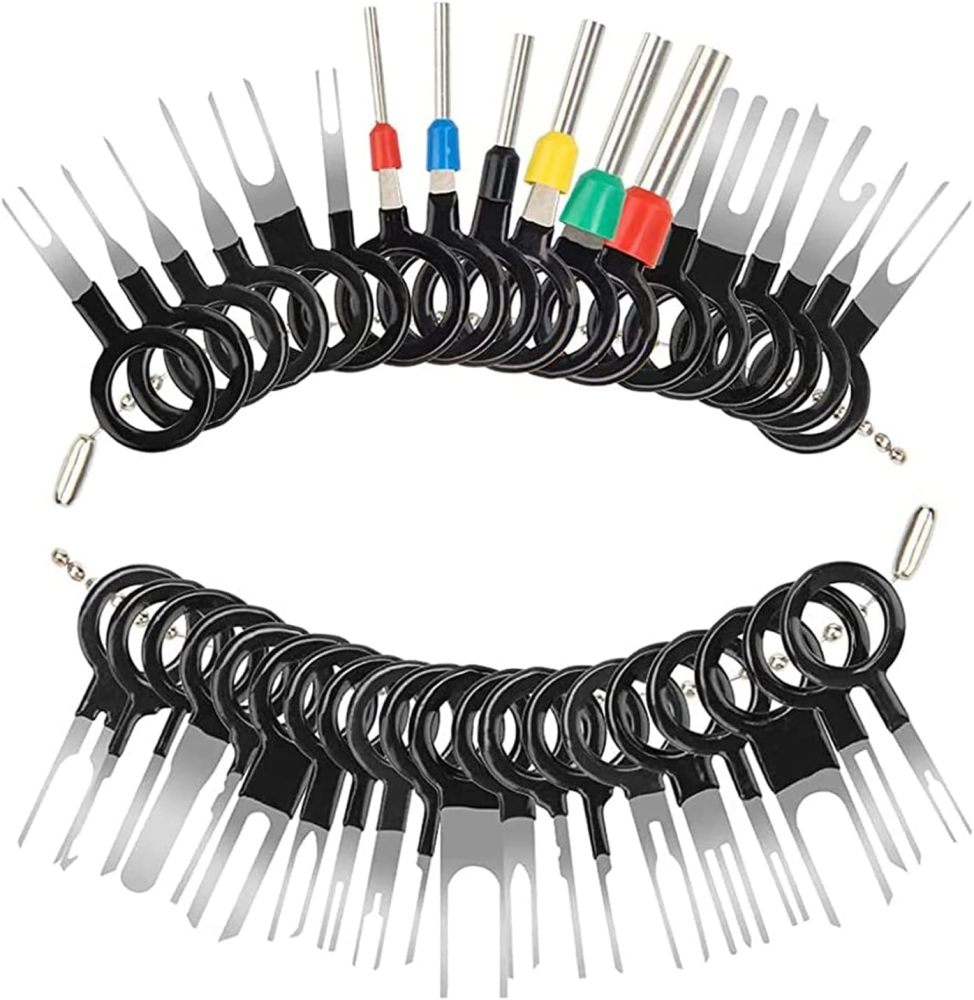 Terminal Removal Tool Ejector Kit Pin Crochet Extractors Wiring Crimp Connector