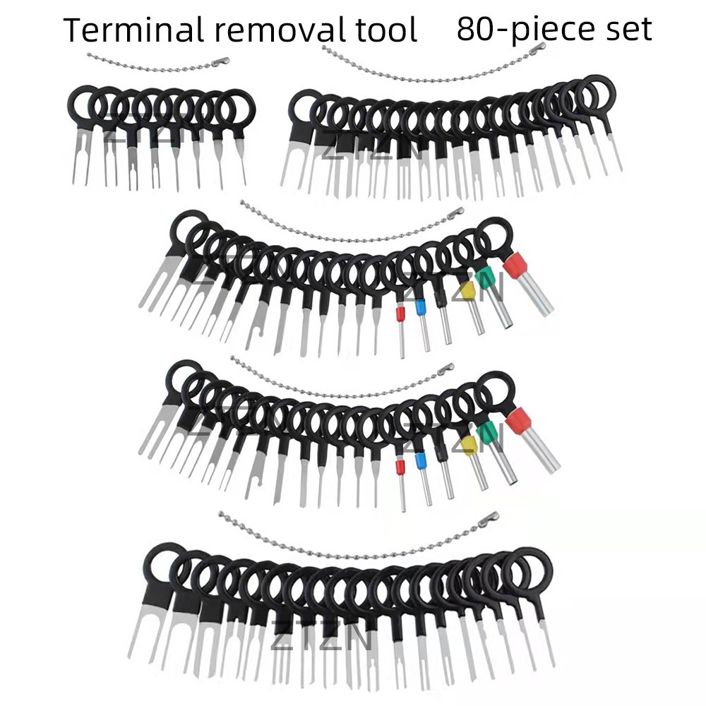 Terminal Removal Tool Ejector Kit Pin Crochet Extractors Wiring Crimp Connector