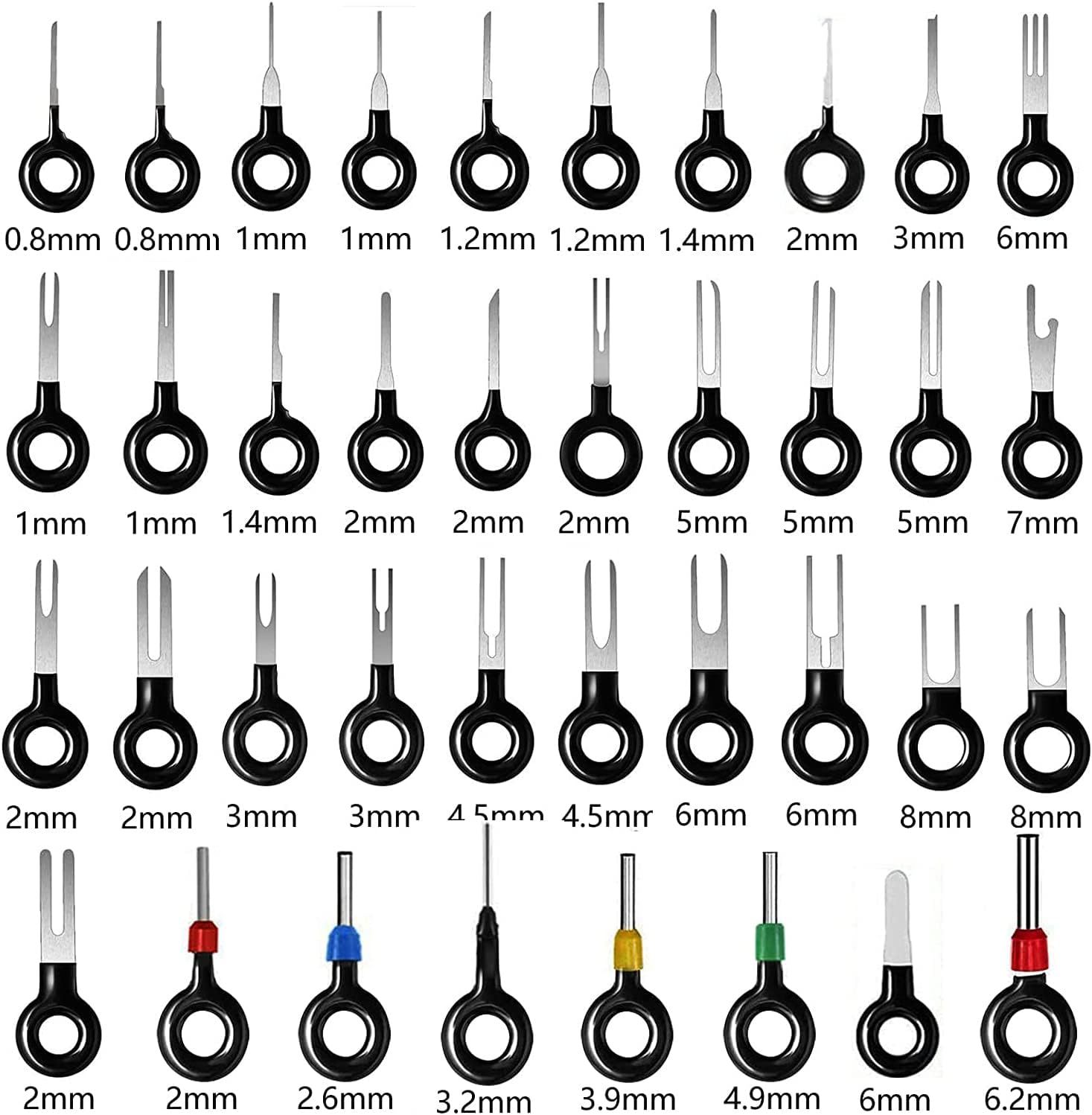 Terminal Removal Tool Ejector Kit Pin Crochet Extractors Wiring Crimp Connector