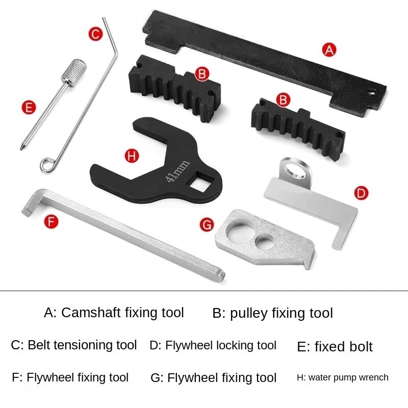 9pc Camshaft Tensioning Locking Timing Tool Chevrolet Cruze Encore Grandeur Opel