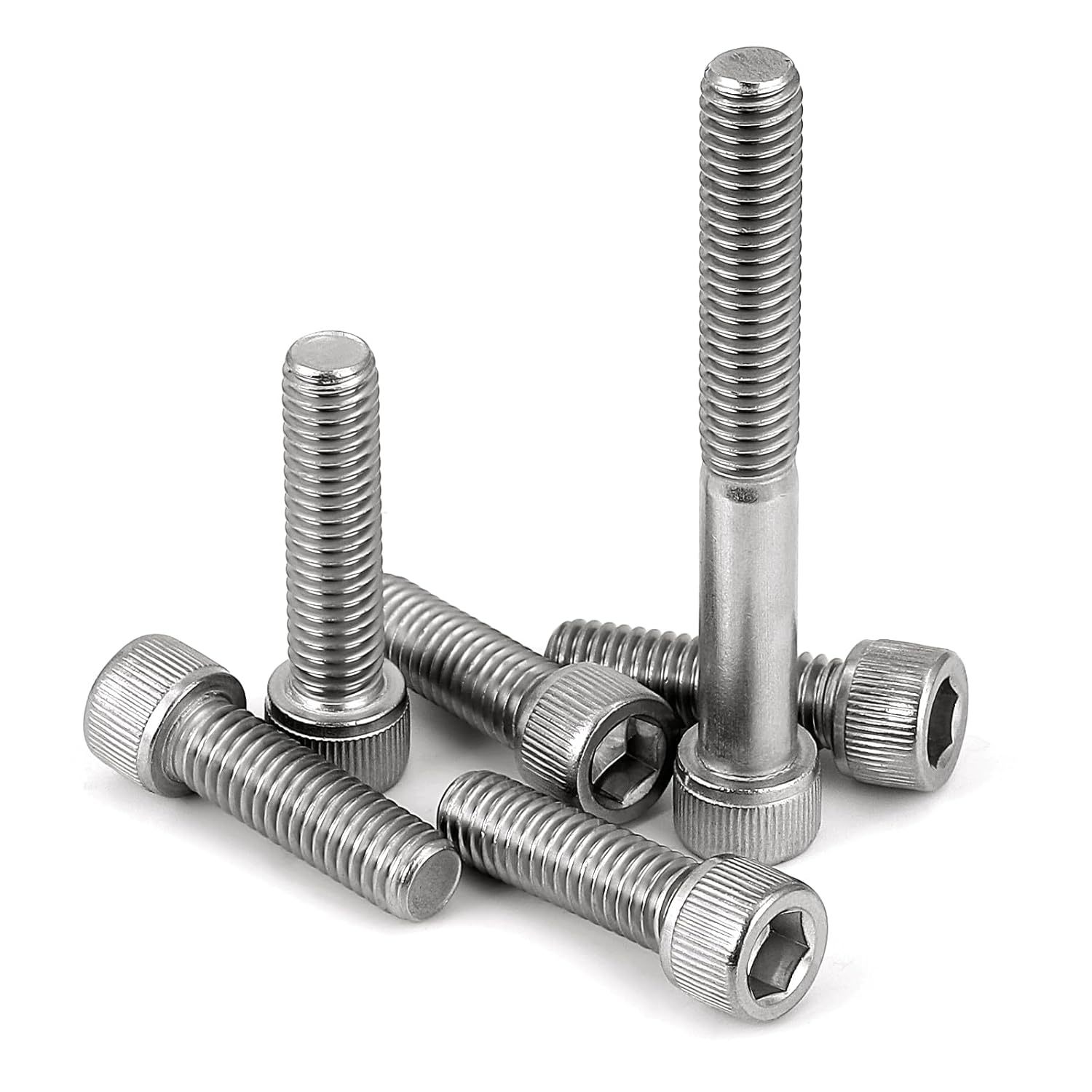 5pc-pack A2-70 Stainless Steel Dome Button Head Socket Screws M4–M12 | 12–100mm Length