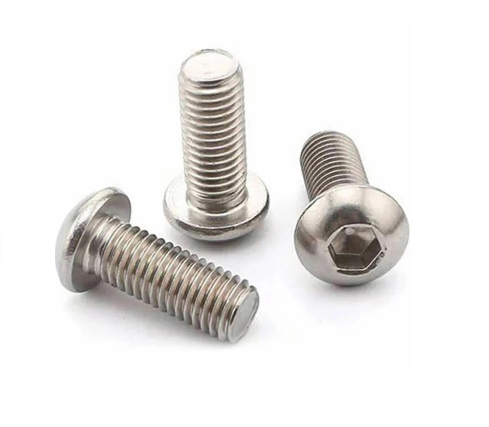 5pc A2-70 Stainless Steel Dome Button Head Socket Screws M4–M12 | 12–100mm Length
