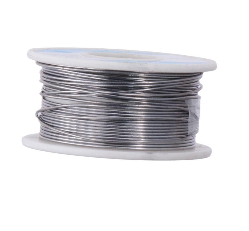 0.8mm Tin-Lead Soldering Solder Wire Rosin Core Flux 2.2% 50g Roll for Electronics Repair