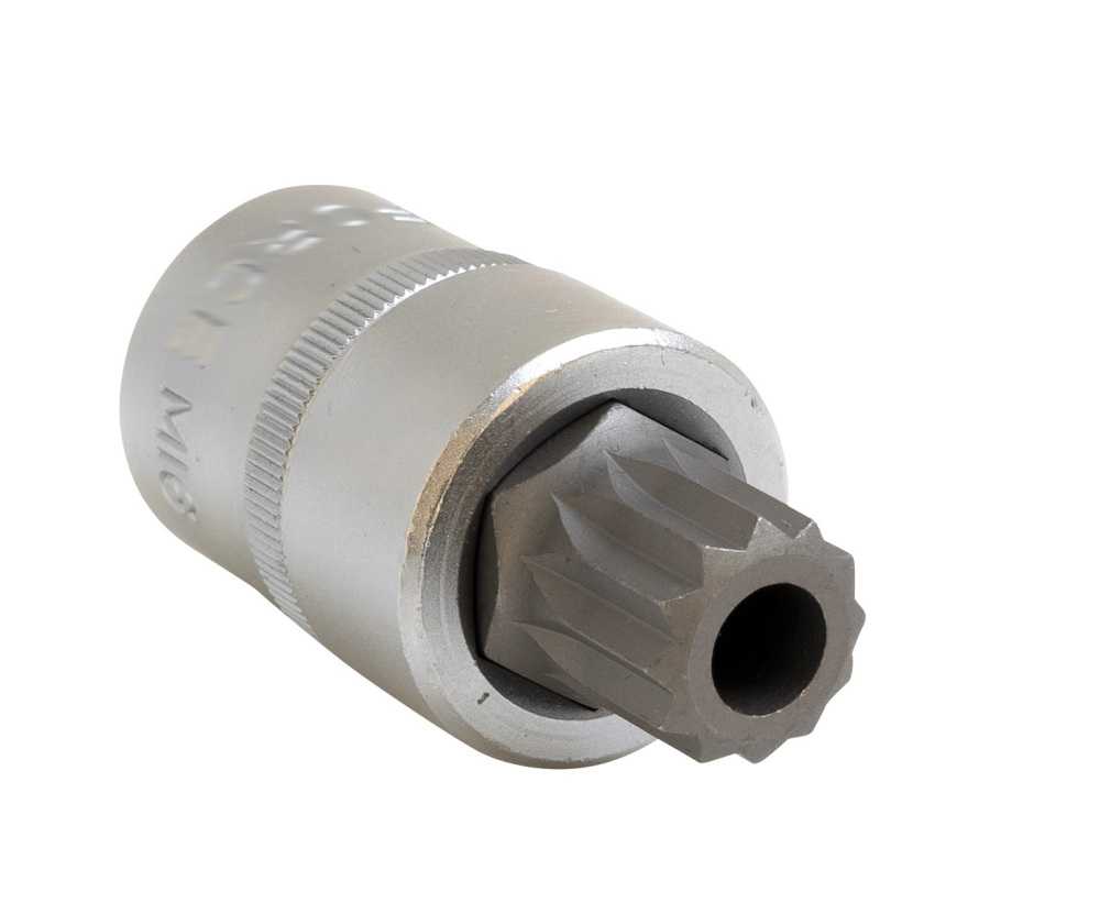 1/2" Dr. M16 Tamperproof Spline Socket Bit for Gearbox & Sump Plugs VW AUDI