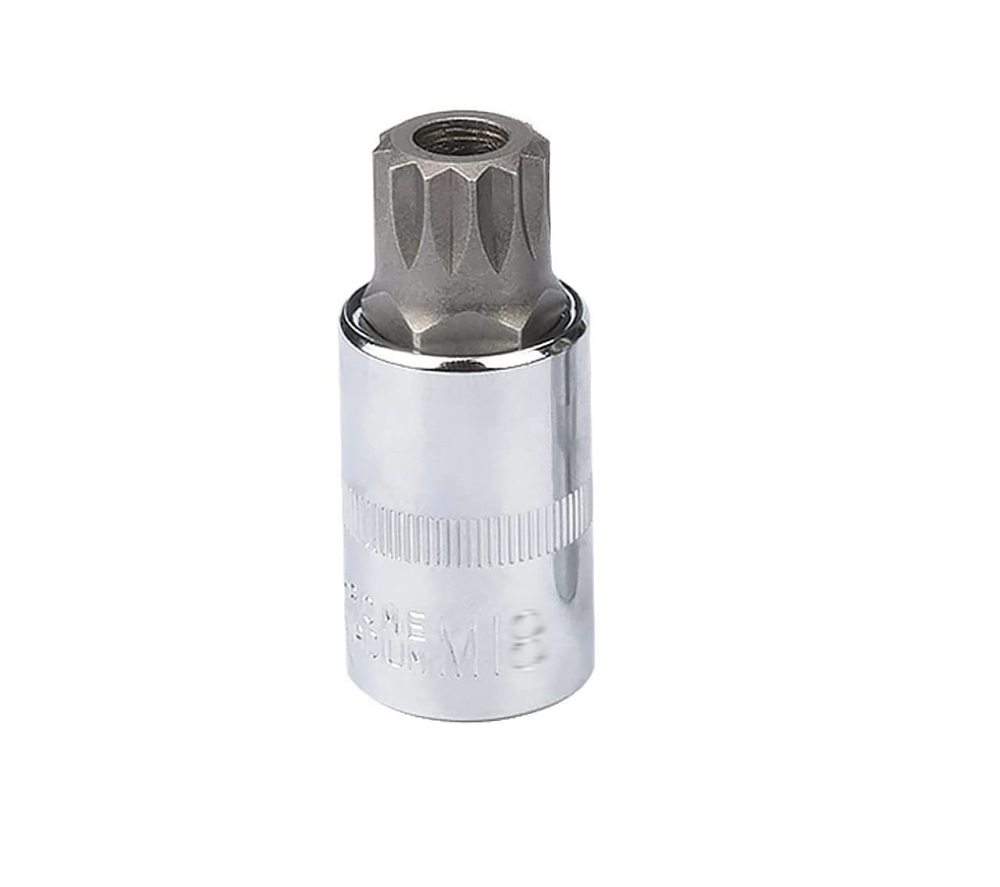 1/2" Dr. M16 Tamperproof Spline Socket Bit for Gearbox & Sump Plugs VW AUDI