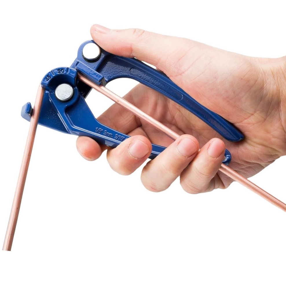 Brake Pipe Bender Tube Bending for Fuel Brake & A/C Refrigerant Lines (3mm / 4.75mm / 6mm)
