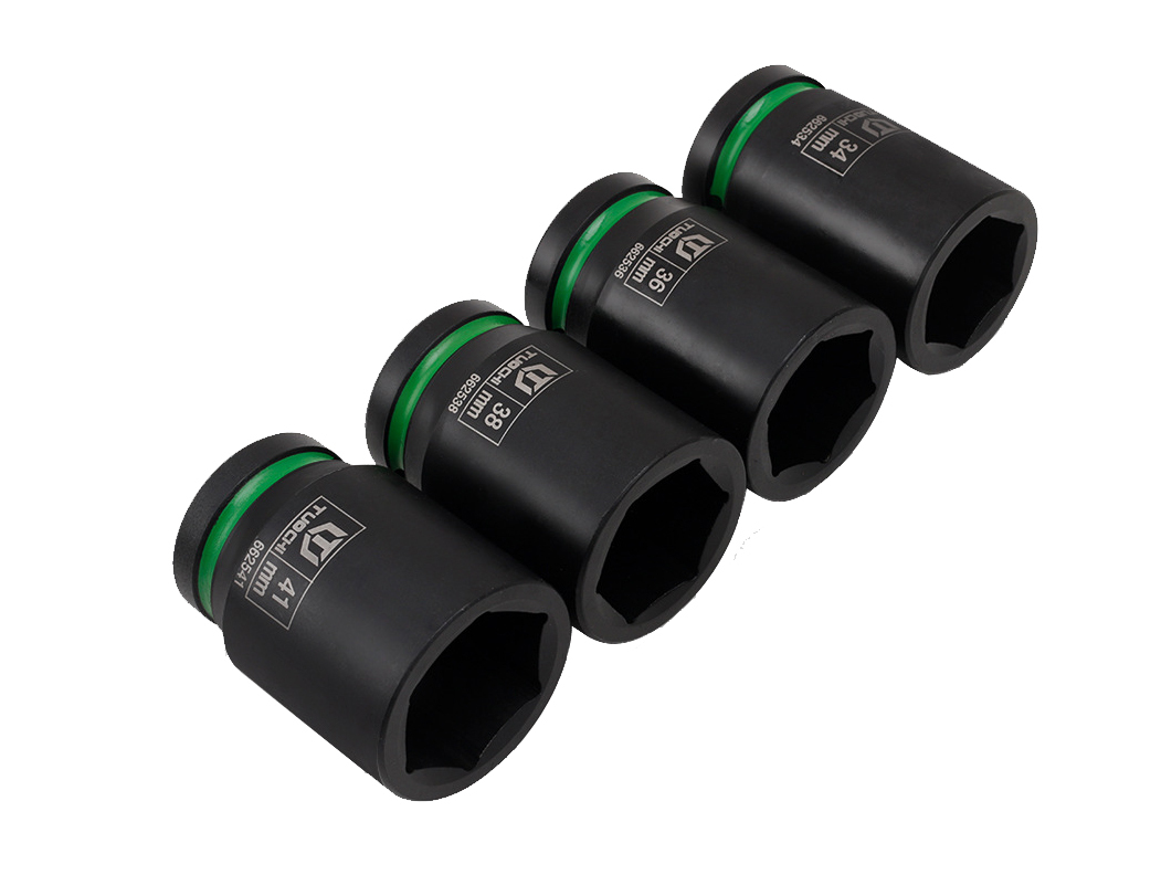 1" Dr. 6PT 80mmL Deep Impact Socket 10pc Set:22, 24,27,30,32,33,34,36,38,41mm