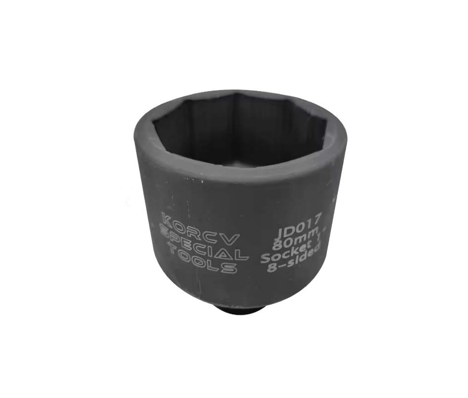 1" dr. 80mm 8 Point Socket 8PT Truck Hub Nut Socket Volvo Scania MAN DAF Iveco Renault Benz
