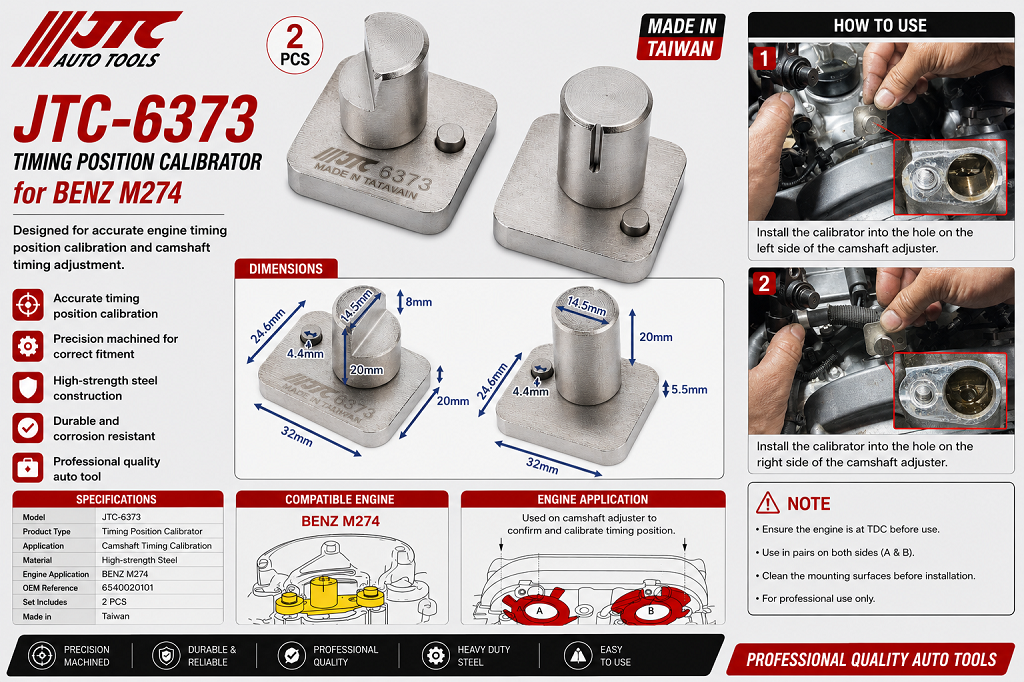 JTC-6373 Timing Position Calibrator for Benz M274 Engine Timing Tool