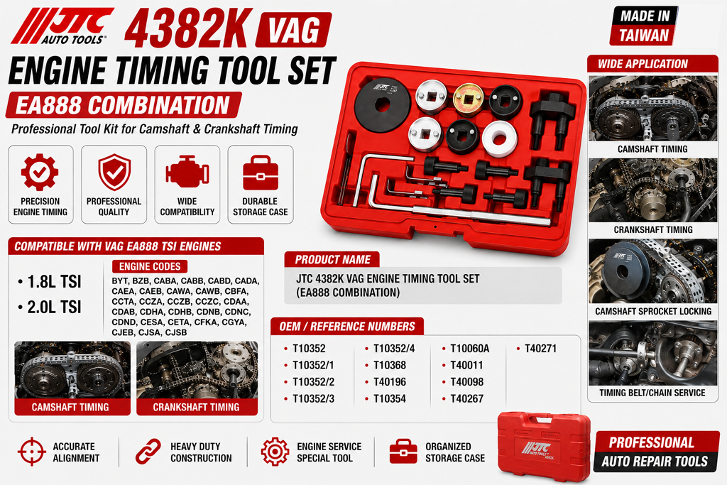 JTC-4382K VAG EA888 Combination Engine Timing Tool Set